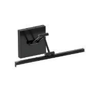 Imagine Pendul pentru baie metal-aluminiu-plastic LED 14W 1260Lm 3CCT (3000-4000-6000K) 400X150mm IP44 negru Arte Illumina