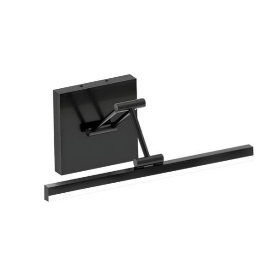 Imagine Pendul pentru baie metal-aluminiu-plastic LED 14W 1260Lm 3CCT (3000-4000-6000K) 400X150mm IP44 negru Arte Illumina