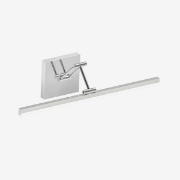 Imagine Candelabru baie metal-aluminiu-plastic LED 14W 1260Lm 3CCT (3000-4000-6000K) 600X150mm IP44 argintiu Arte Illumina Bain