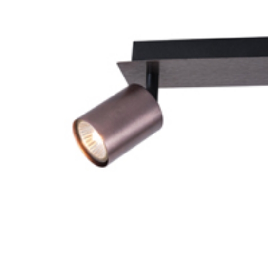 Imagine Spot Aluminium 2Light 2xGU10 Max 7W 250x120mm Gri Arte Illumina Luxy