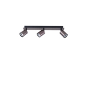 Imagine Spot Aluminiu 3Lămpi 3XGU10 Max 7W 450X120mm Gri Arte Illumina Luxy