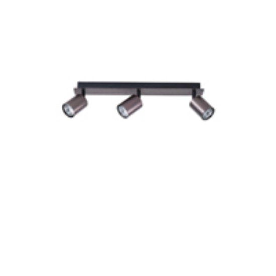 Imagine Spot Aluminiu 3Lămpi 3XGU10 Max 7W 450X120mm Gri Arte Illumina Luxy