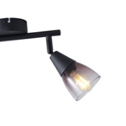 Imagine Spot Metal Glass 2Light 2XE14 Max 8W 220X80X165mm Transparent Arte Illumina Classy