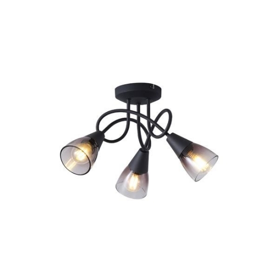 Imagine Spot metal sticlă 3 lumini 3XE14 max 8W 380X185mm transparent Arte Illumina Classy
