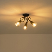 Imagine Spot metal sticlă 3 lumini 3XE14 max 8W 380X185mm transparent Arte Illumina Classy