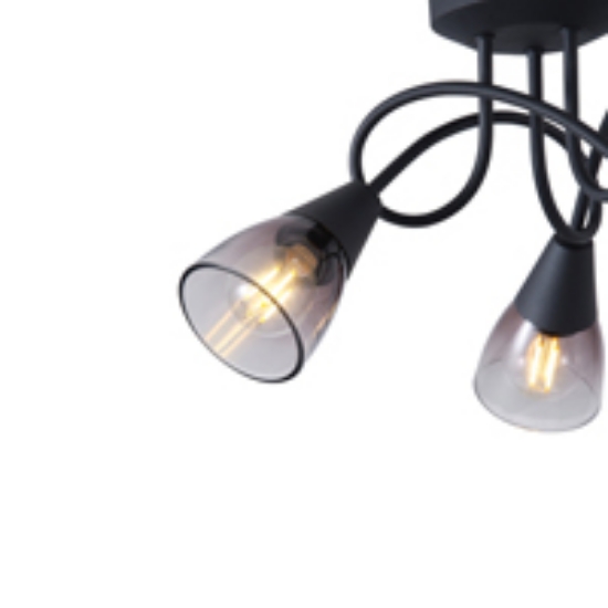 Imagine Spot metal sticlă 3 lumini 3XE14 max 8W 380X185mm transparent Arte Illumina Classy