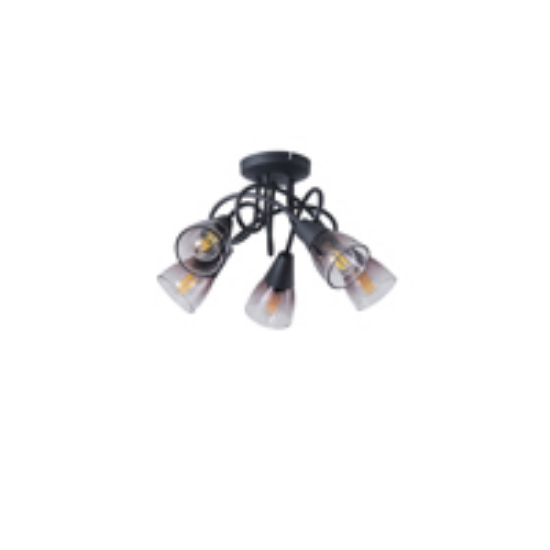 Imagine Spot metal glass 5light 5xe14 max 8w 380x185mm transparent Arte Illumina Classy