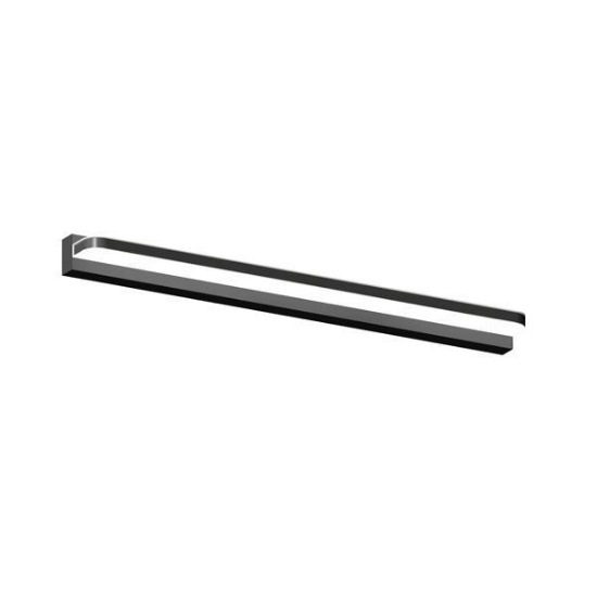 Imagine Aplica de baie metal-plastic LED 14W 1400Lm 3CCT (3000-4000-6000K) 45X70X600mm IP44 neagră Arte Illumina Ciel