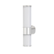 Imagine Aplica de baie LED din plastic 6W 600Lm 3CCT (3000-4000-6000K) 128x350x400mm IP44 argintie Arte Illumina Breeze