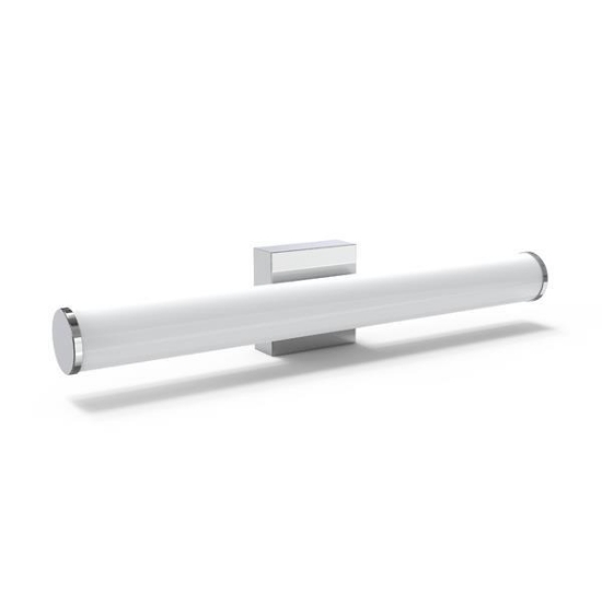 Imagine Aplica de baie ovală din metal-plastic LED 15W 1500Lm 3CCT (3000-4000-6000K) 600X102mm IP44 argintie Arte Illumina PALC