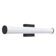 Imagine Aplica de baie ovală din metal-plastic LED 15W 1500Lm 3CCT (3000-4000-6000K) 600X102mm IP44 neagră Arte Illumina PALC