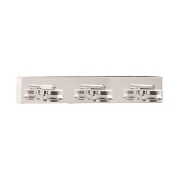 Imagine Aplica de baie metal-aluminiu-acril LED 3X3W 750Lm 3CCT (3000-4000-6000K) 500X115X80mm IP44 argintie Arte Illumina Fresh