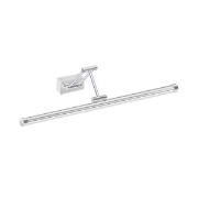 Imagine Candelabru baie metal-aluminiu-plastic LED 14W 1260Lm 3CCT (3000-4000-6000K) 600X55mm (bază 80X40mm) IP44 argintiu Arte Illumina Lano