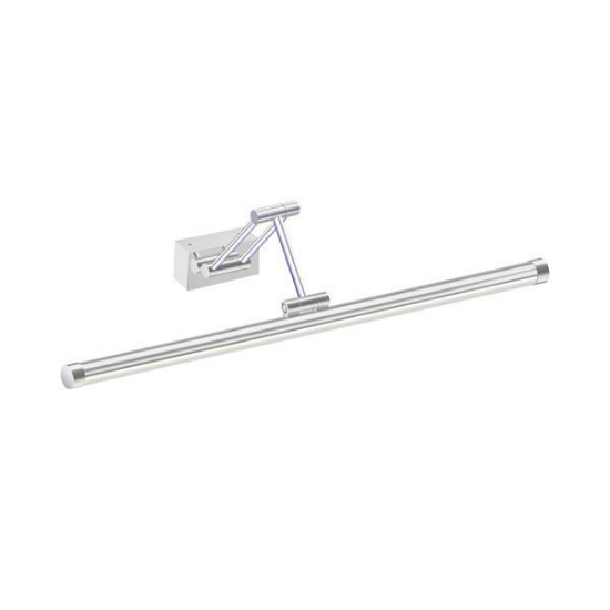 Imagine Candelabru baie metal-aluminiu-plastic LED 14W 1260Lm 3CCT (3000-4000-6000K) 600X55mm (bază 80X40mm) IP44 argintiu Arte Illumina Lano