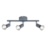 Imagine Spot metal mobil 3 lumini 3xGU10 max 7W 300x80x125mm gri Arte Illumina Vorraș