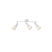 Imagine Spot cu plasă metalică 3 lumini 3XE14 max 8W 390X80X145mm alb Arte Illumina Meshy