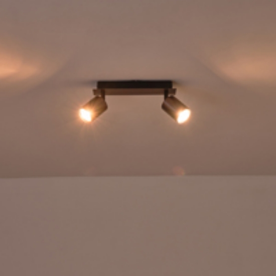 Imagine Spot Aluminium 2Light 2xGU10 Max 7W 250x120mm Gri Arte Illumina Luxy