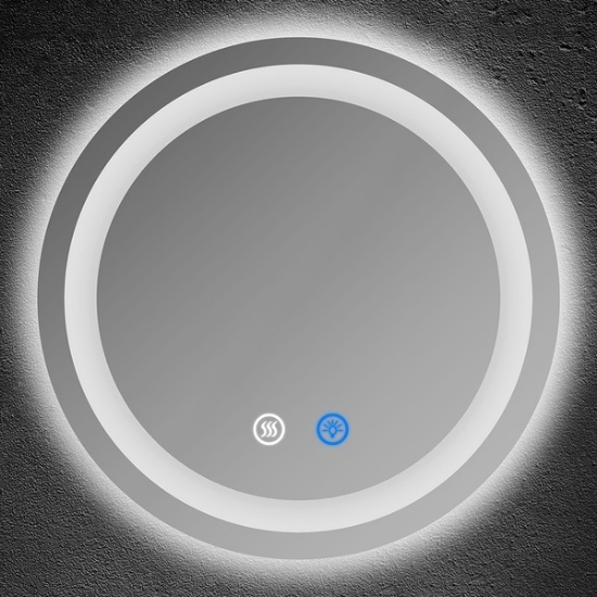 Imagine Oglindă rotundă cu iluminare LED tactilă, dimabilă, antifog 10W 800Lm 3CCT (3000-4000-6000K) Ø600mm Arte Illumina Cirea