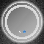 Imagine Oglindă rotundă cu LED tactil dimabil antifog 14W 1120Lm 3CCT (3000-4000-6000K) Ø800mm Arte Illumina Cyrea