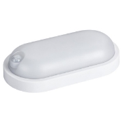 Imagine Aplica LED ovală cu senzor de mișcare 11W 168X92X45mm 4000K IP54 PLUS alb Arte Illumina