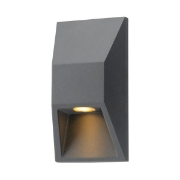 Imagine Aplica de perete suspendată din aluminiu 1W 164X82X54.5mm grafit Arte Illumina