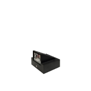 Imagine Aplica de perete din aluminiu 3W 289Lm 3000K 82X78X65mm IP54 neagră Arte Illumina