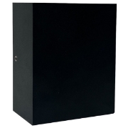 Imagine Aplica de perete din aluminiu up-down 6W 240Lm 3000K 88X70X42mm IP54 neagră Arte Illumina