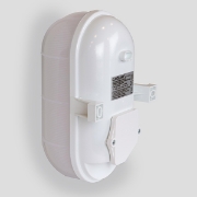 Imagine Aplica LED ovală 15W 222X95X104mm cu capac din plastic alb Arte Illumina