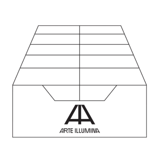 Imagine Aplica LED plastic rotund 18W Ø18 4000K alb Arte Illumina
