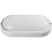 Imagine Aplica LED plastic oval 15W 1350Lm 3CCT (3000-4000-6500K) 200X96X46mm alb Arte Illumina