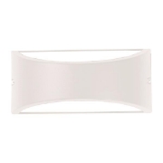 Imagine Aplica ovală E27 max 10W LED 220X99X100mm IP54 albă PRO ARTE ILLUMINA