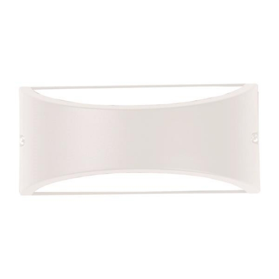 Imagine Aplica ovală E27 max 10W LED 220X99X100mm IP54 albă PRO ARTE ILLUMINA