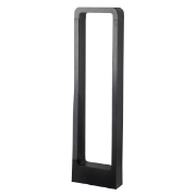 Imagine Post din aluminiu 7W 162X57X400 IP65 3000K negru Arte Illumina