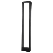Imagine Post din aluminiu 12W 162X57X600 IP65 3000K negru Arte Illumina