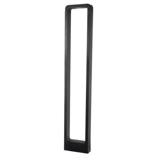 Imagine Post din aluminiu 12W 162X57X600 IP65 3000K negru Arte Illumina