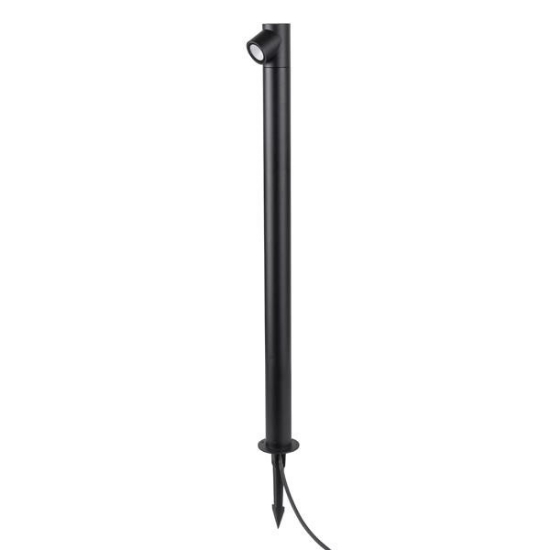 Imagine Post din aluminiu 5W Ø55X800mm IP65 3000K Negru Arte Illumina