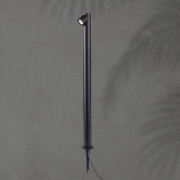 Imagine Post din aluminiu 5W Ø55X800mm IP65 3000K Negru Arte Illumina