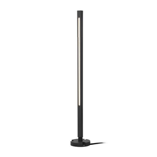 Imagine Post din aluminiu 12W 25x8000mm IP65 3000K negru Arte Illumina