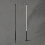 Imagine Post din aluminiu 15W 25X1000mm IP65 3000K negru Arte Illumina
