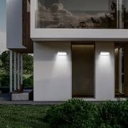 Imagine Lumină de perete ovală cu panou solar 5W 500Lm 4000K IP54 Arte Illumina