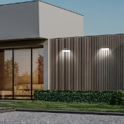 Imagine Lumină de perete cu panou solar 7W 700Lm 4000K IP54 cu senzor de mișcare Arte Illumina