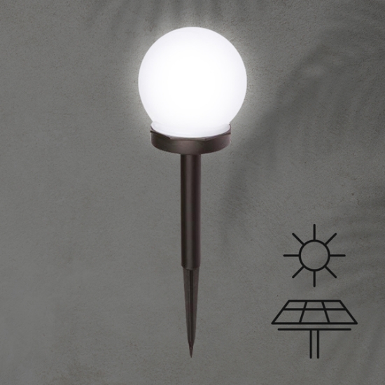 Imagine Pandantiv solar pentru grădină cu spike ball 100x340mm 4000K Arte Illumina