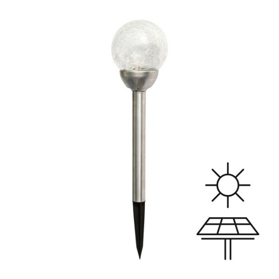 Imagine Pandantiv solar pentru grădină cu spike ball 80X385mm RGB Arte Illumina