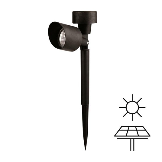 Imagine Pandantiv solar pentru grădină cu spike mobil ϕ55X325mm 4000K Arte Illumina