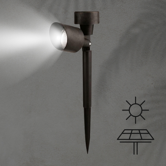 Imagine Pandantiv solar pentru grădină cu spike mobil ϕ55X325mm 4000K Arte Illumina