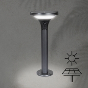 Imagine Lampa solară de perete cu post și senzor de mișcare 3.8W 500Lm 160X160X350mm 3CCT ARTE ILLUMINA