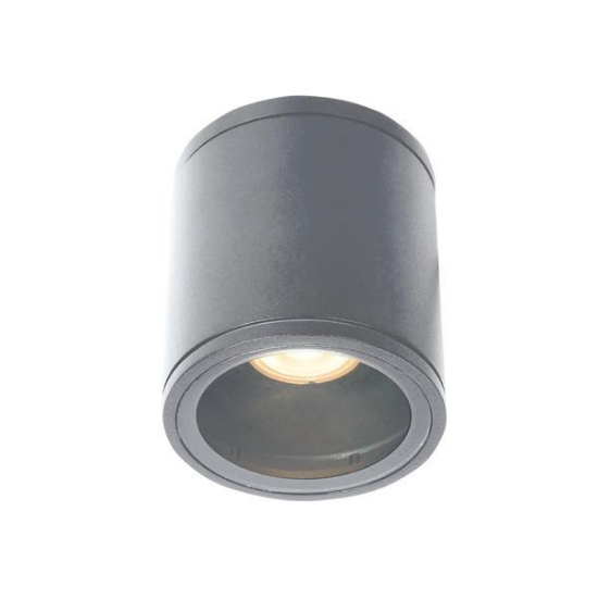 Imagine Spot de suprafață din aluminiu GU10 Max 7W Ø90x100mm gri Arte Illumina