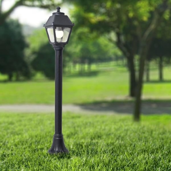 Imagine Fumagalli Mizar Mary Bollard 1XE27 180X1080mm Negru