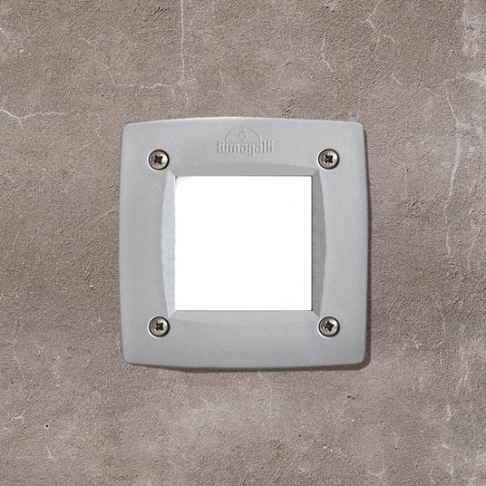 Imagine Fumagalli Leti 100 Aplica Recesată 1xGX53 LED 3W 3CCT (3000K-4000K-6000K) Gri Opal