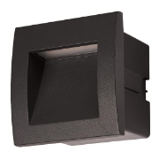Imagine Pendul LED încastrat 3W 3000K IP54 90X90X70mm Pro Black Arte Illumina